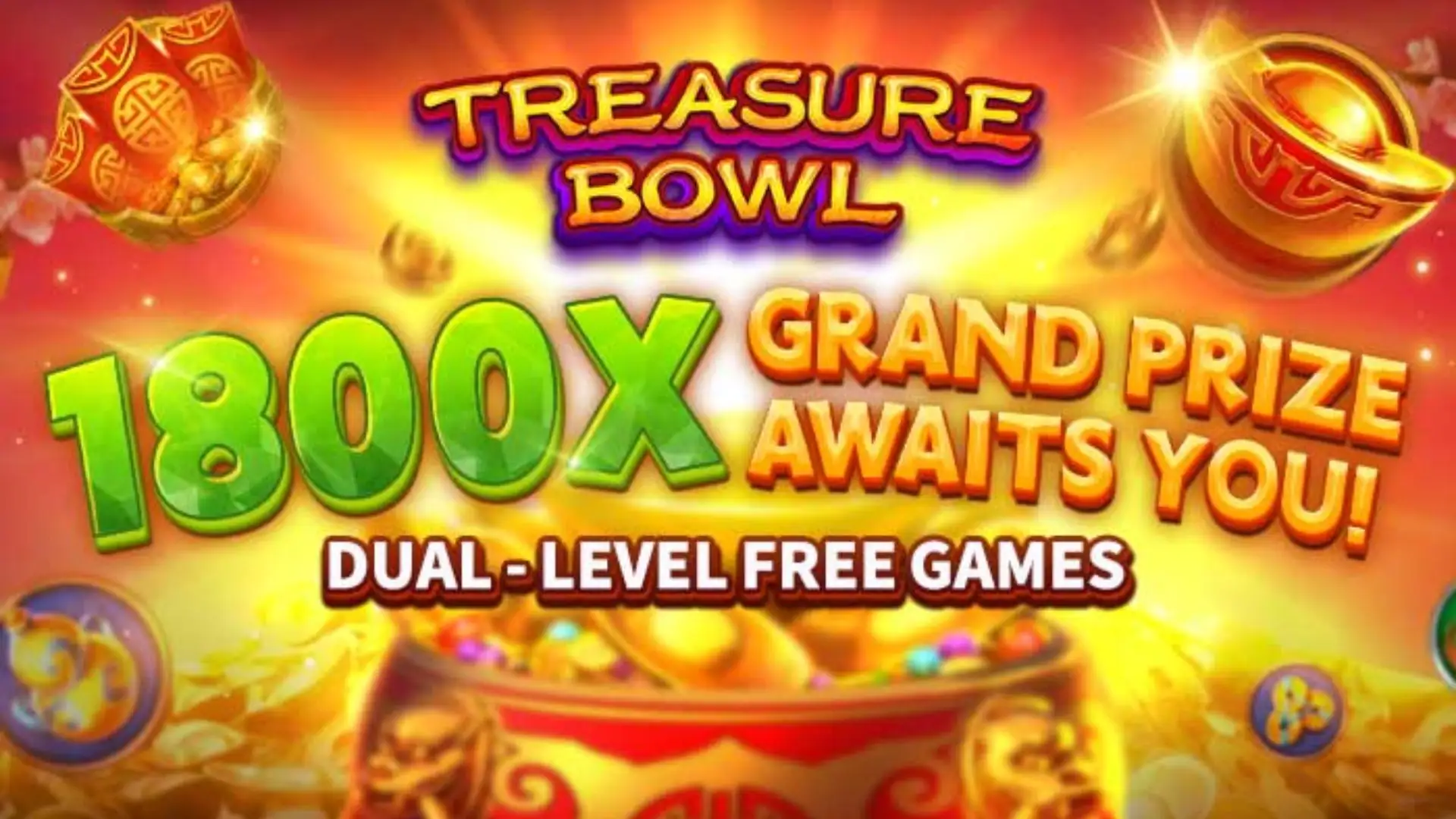 Multiplicadores Treasure Bowl 8855bet - 7777x Máximo com Tigela Dourada
